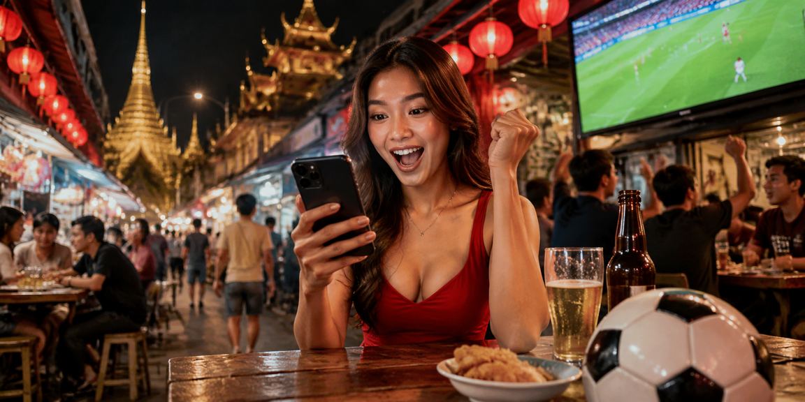 ရန္ကုန္မြို့ အံ့ဖွယ်ဈေးကွက်၊ ဘောလုံးလောင်းခင်းတစ်ခု၏ ညနေခင်းပုံ